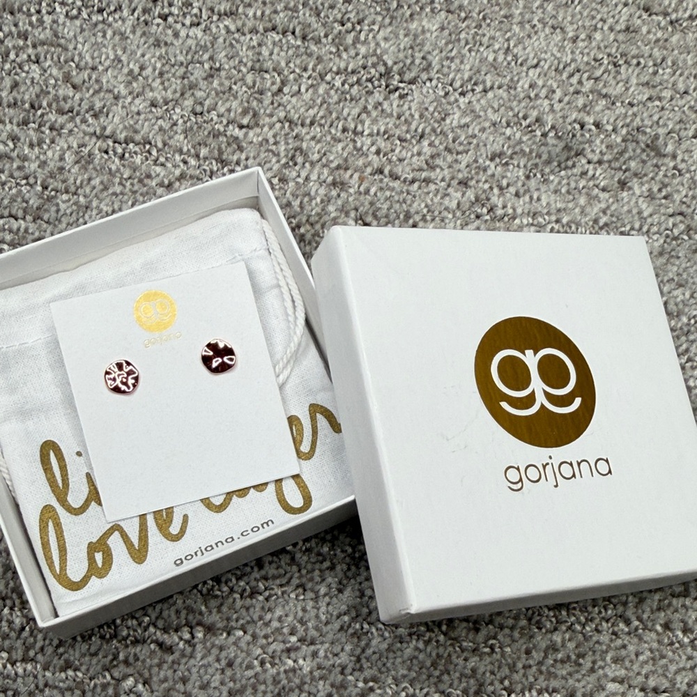 Gorjana Rose Gold Chloe Stud Earrings